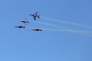 Patrouille de France (10641 visits) Démonstration de la Patrouille de France
Plage du Trestaou - Perros Guirec
Bretagne - Août 2017 Patrouille de France