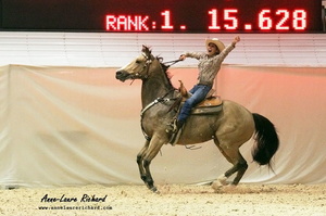 Florence PESSEY & First French Kiss (9776 visits) Coupe d'Europe de barrel racing - Lyon 2012 Florence PESSEY & First French Kiss